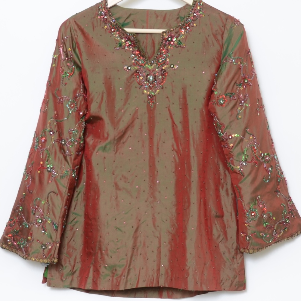 **Bohemian** Boho Embroidered Shirt